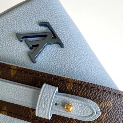 SPEEDY BANDOULIÈRE 18 IN BLUE HOUR CALFSKIN