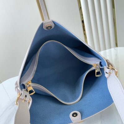 FLORE 28 IN WHITE PERFORATED CALFSKIN
