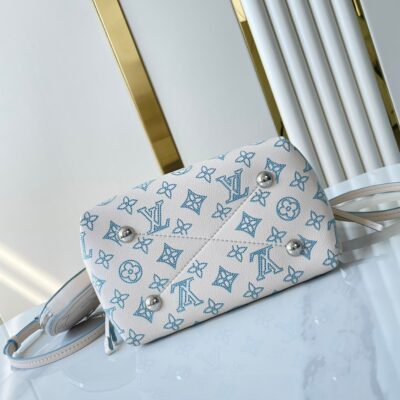 20241004_i1728027499_7083_3_jpg BELLA 22 IN WHITE PERFORATED CALFSKIN SILVER HARDWARE