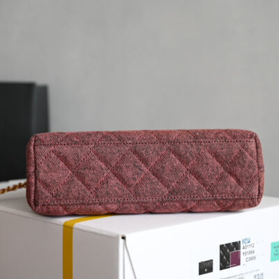 20241014_i1728896466_446_2_jpg_b59bb1d1-8241-4d8e-973e-7ff42c4d7915 CHANEL 25S KELLY 19 CM IN WINE RED TWEED WITH GOLD HARDWARE