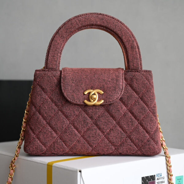 20241014_i1728896466_5704_0_jpg_40639a37-45fd-4c2b-9278-91c333bad86f CHANEL 25S KELLY 19 CM IN WINE RED TWEED WITH GOLD HARDWARE