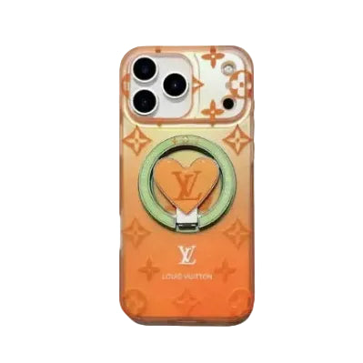 Louis Vuitton Colorful Heart Magnetic Holder For iPhone 13-18 Pro & Pro Max