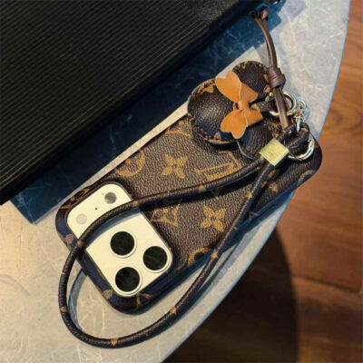 2026-05-11_085848_306 Luxury Monogram Case with Bow Charm & Wrist Lanyard for iPhone 12-18 Pro & Pro Max