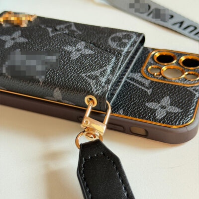 202601080102 Black iPhone Case 2001 | Accordion card holder (subject to the video)