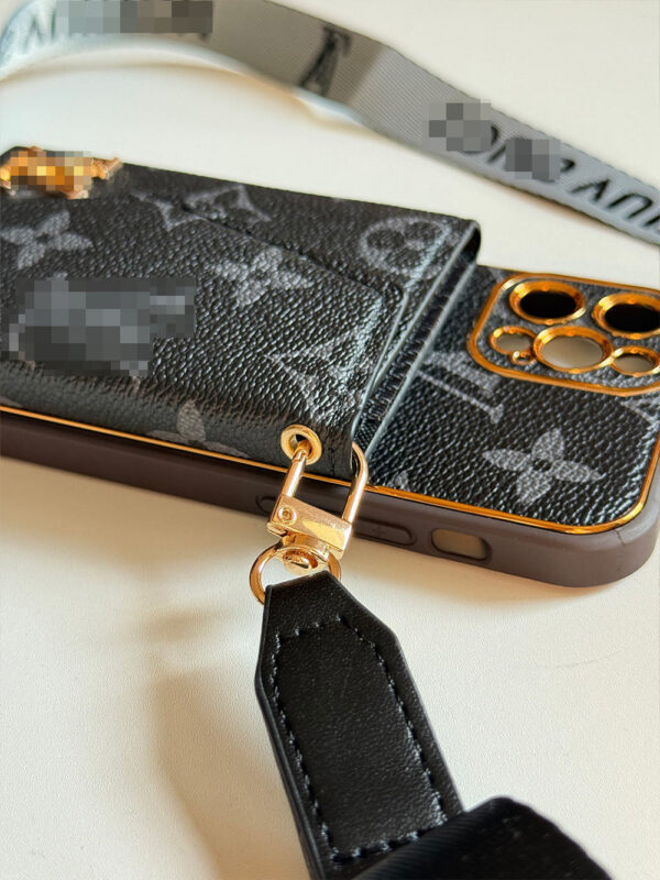 202601080102 Black iPhone Case 2001 | Accordion card holder (subject to the video)
