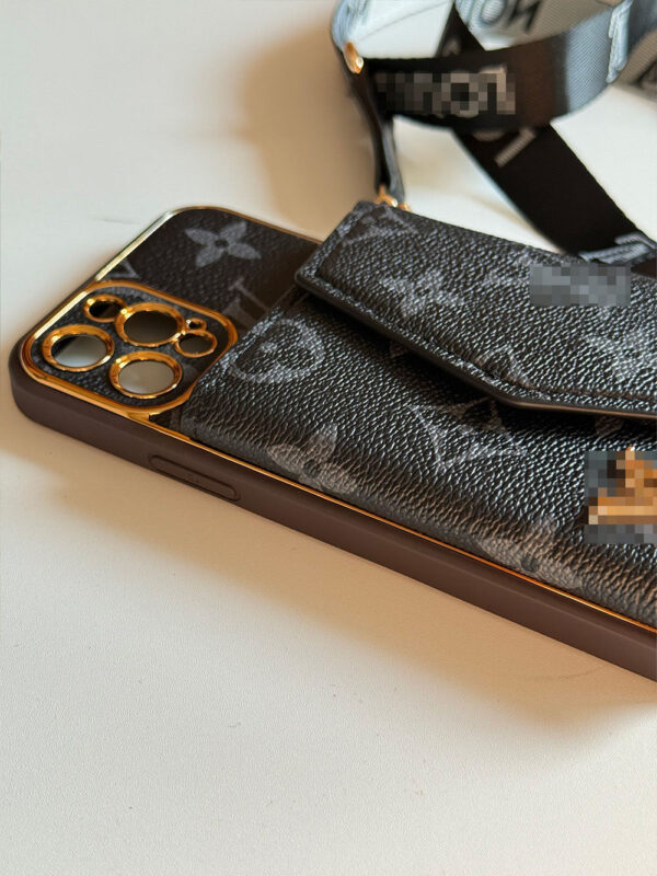 202601080103 Black iPhone Case 2001 | Accordion card holder (subject to the video)