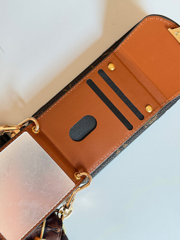 202601100103 Brown iPhone case 2002 | Accordion card holder (subject to the video)