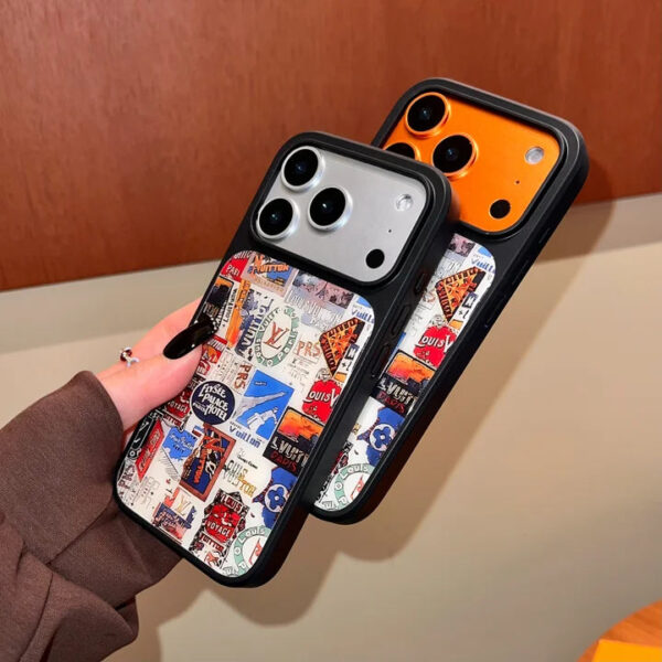 Vintage Travel Collage Luxury Case for iPhone 14-18 Pro & Pro Max