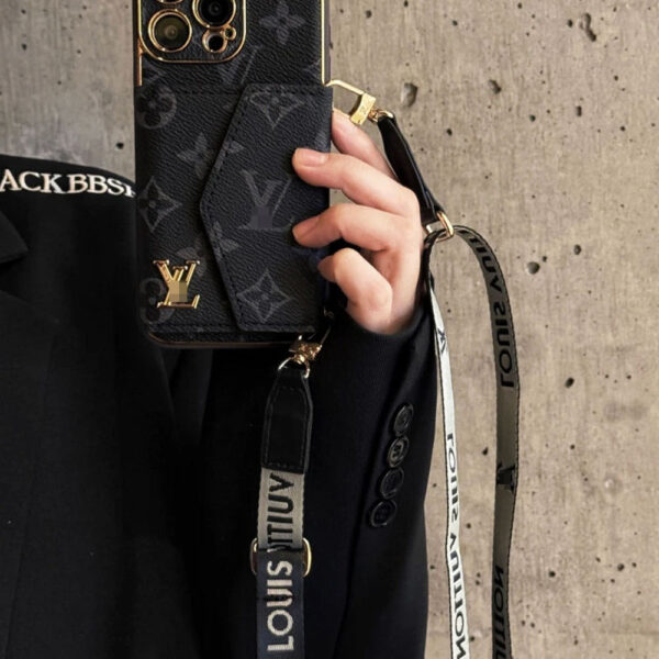Black iPhone Case 2001 | Accordion card holder (subject to the video)