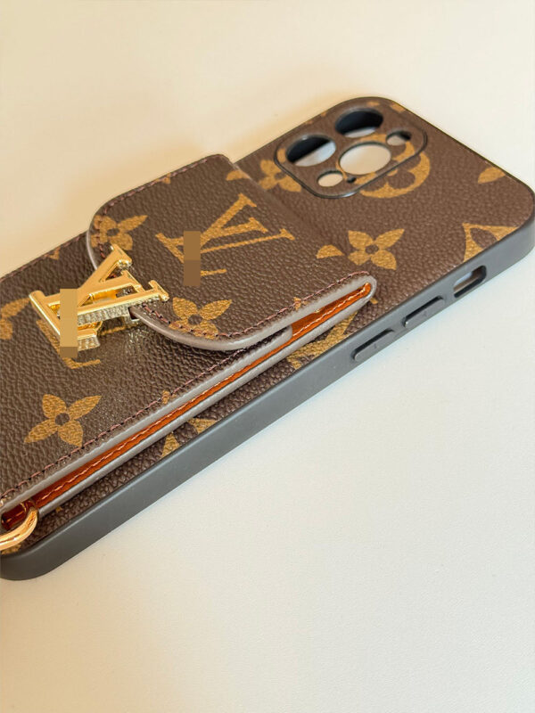 202602040504 Brown iPhone case 2002 | Accordion card holder (subject to the video)