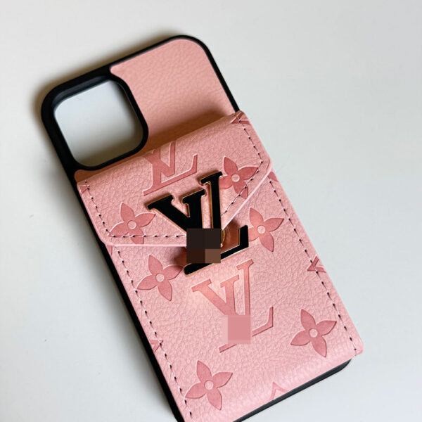 Pink iPhone case 2006 | Accordion card holder (subject to the video)