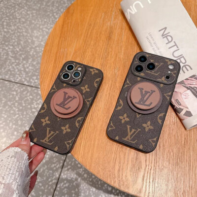 20260312100634_20365 Luxury Monogram Leather Magsafe Phone Case Stand Function for iPhone 13-18 Pro & Pro Max