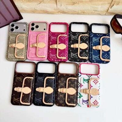 LV Monogram Luxury Case for iPhone 12-18 Pro & Pro Max