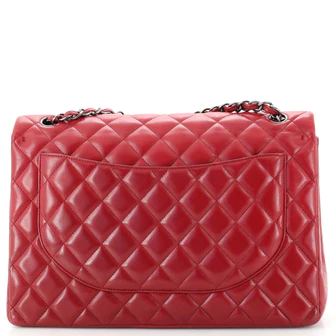 Chanel Classic Double Flap Bag Quilted Lambskin Maxi