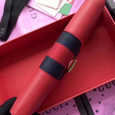 Gucci Sylvie leather zip around wallet 476083