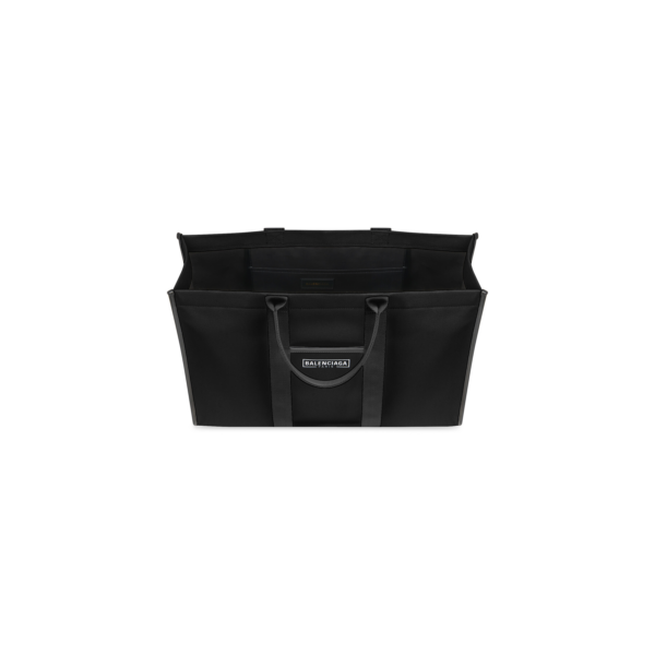 HARDWARE LARGE TOTE BAG IN BLACK