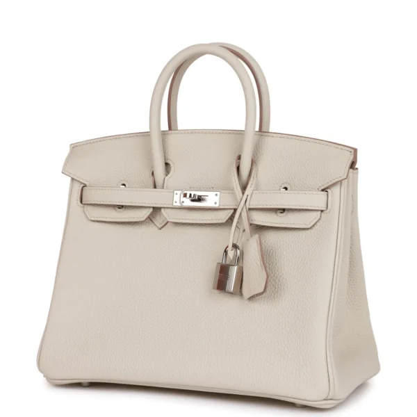 210023febd3d19b8f7c571a99687bdf4 Hermès Birkin 25 Beton Togo Palladium Hardware