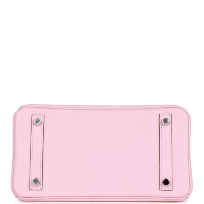 Hermès Birkin 25 Rose Sakura Swift Palladium Hardware