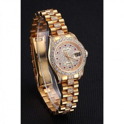 ساعة نسائية رولكس Datejust 622023 مينا باللون الأبيض