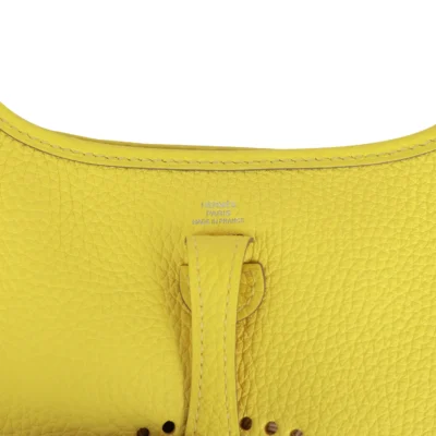 Hermès Evelyne TPM Lime Clemence Palladium Hardware