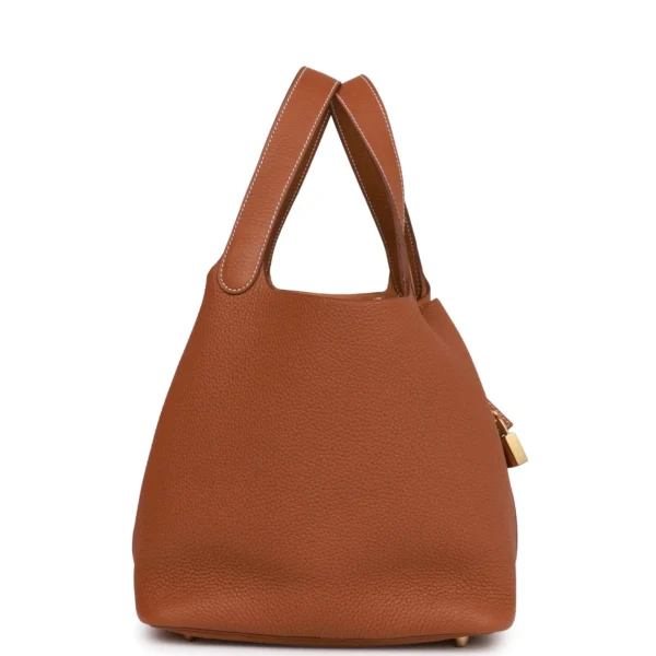 Hermès Picotin Lock 22 Gold Clemence Gold Hardware