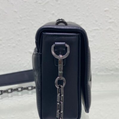 Dior 30 Montaigne Box Bag With Handle Black