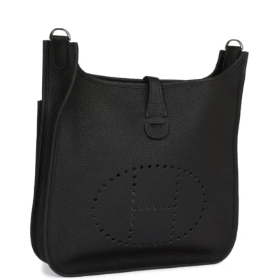 Hermès Evelyne III PM Black Clemence Palladium Hardware