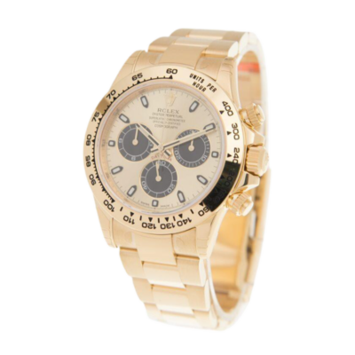 Rolex Daytona 116508BKCSO 40MM Black and Champagne Dial Yellow Gold-tone Case
