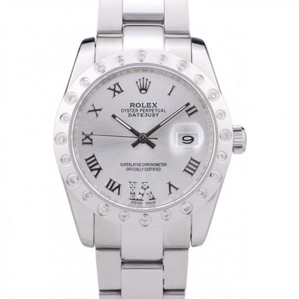ساعة رجالية Rolex Datejust 7468 فضي Dail