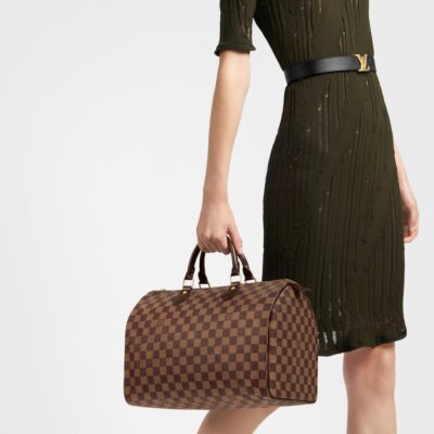 Louis Vuitton Damier Ebene Canvas Speedy 35 N41363