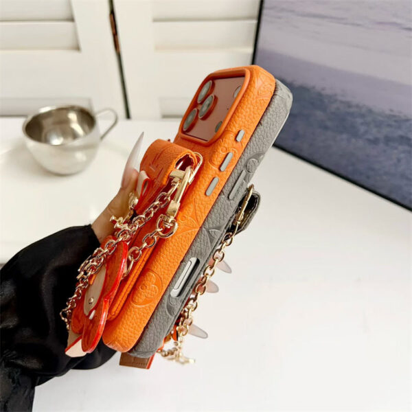26033838B22178722D923D96C4408172-1 Luxury Monogram Crossbody iPhone Case with Detachable Wallet 13-18 Pro & Pro Max