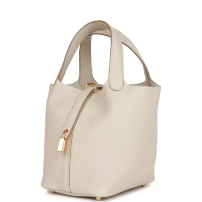 Hermès Picotin Lock 18 Beton Clemence Gold Hardware