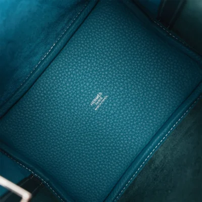 Hermès Picotin Lock 18 Casaque Vert Cypress and Vert Bosphore Palladium Hardware