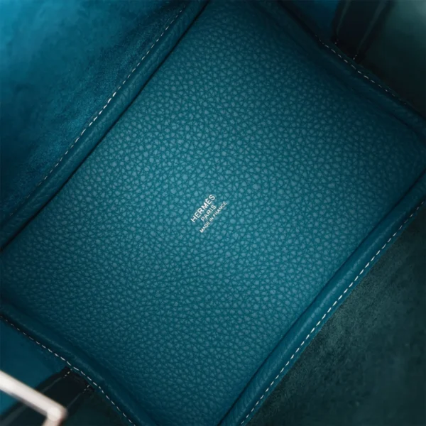 Hermès Picotin Lock 18 Casaque Vert Cypress and Vert Bosphore Palladium Hardware