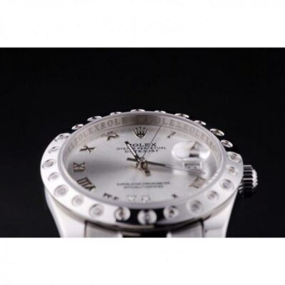 ساعة رجالية Rolex Datejust 7468 فضي Dail
