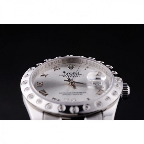 ساعة رجالية Rolex Datejust 7468 فضي Dail