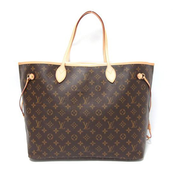 حقيبة كتف لويس فويتون M40157 Neverfull GM من الكانفاس بنقشة مونوغرام