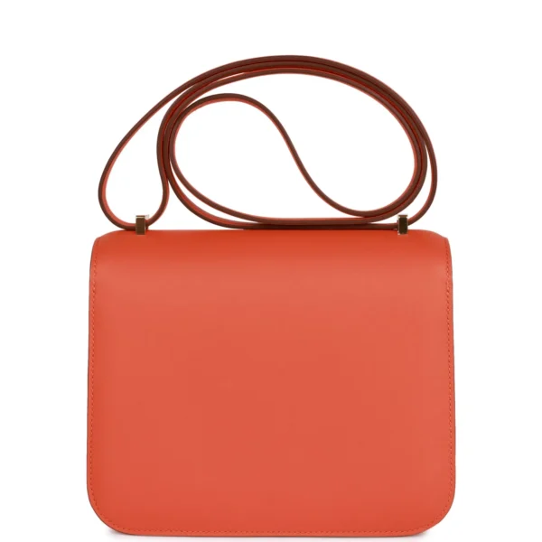 Hermès Constance 18 Orange Swift Gold Hardware