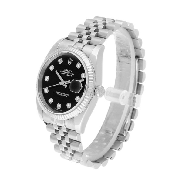 Rolex Datejust 116234BKDJ 36MM 黑色 表盘 银色调 表壳 腕表