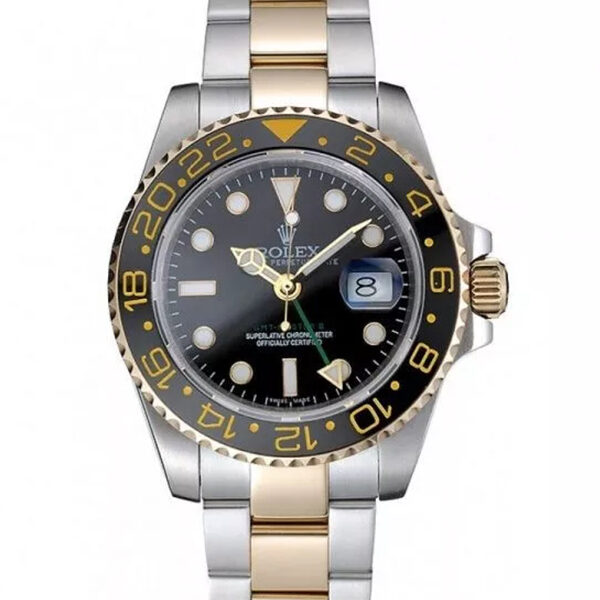 ساعة رجالية Rolex GMT Master II 80295 أسود Dail