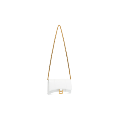 2855985c22e66a044e39b5cf9495ce08 WOMEN'S HOURGLASS WALLET ON CHAIN BOX IN WHITE