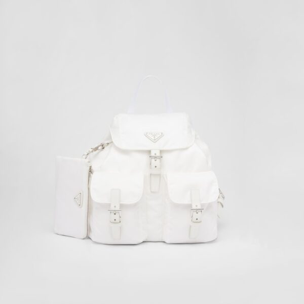 Prada Re-Nylon medium backpack - White