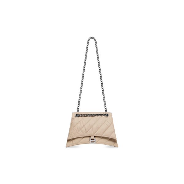 WOMEN'S CRUSH MEDIUM CHAIN BAG QUILTED IN SAND