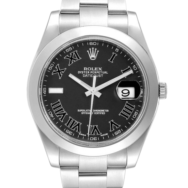 29b961e6f355243fb3033ae115405093 Rolex Datejust 116300BKRO 41MM Black Dial Silver-tone Case