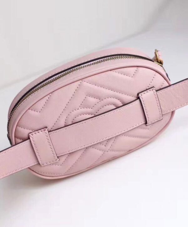 Gucci GG Marmont Matelasse Leather Belt Bag 476434