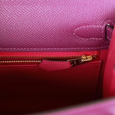 2b8f58e337775729113d0e0b4a5f3ad2 Hermès Special Order (HSS) Kelly Sellier 25 Anemone Verso Epsom Gold Hardware