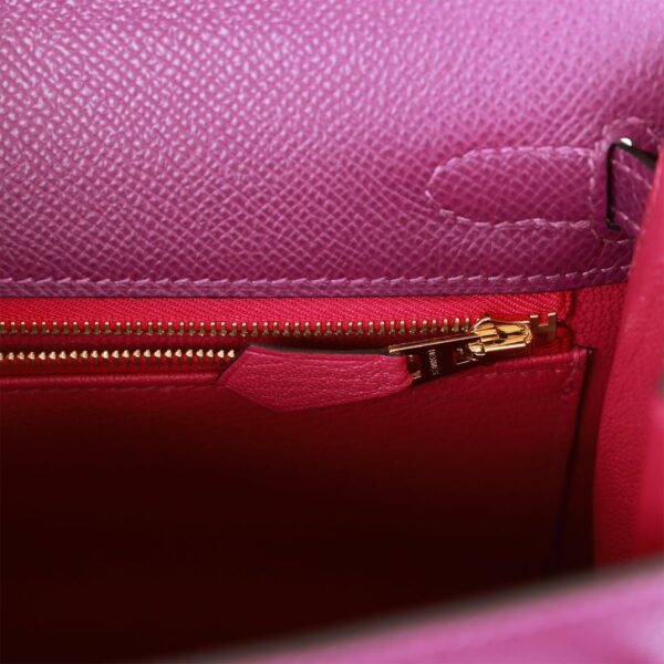 2b8f58e337775729113d0e0b4a5f3ad2 Hermès Special Order (HSS) Kelly Sellier 25 Anemone Verso Epsom Gold Hardware