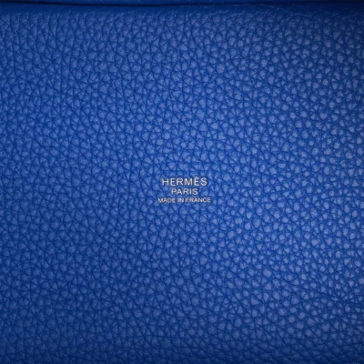 Hermès Picotin Lock 18 Bleu Royal Clemence Gold Hardware