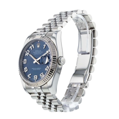 Rolex Datejust 116234BLCAJ 36MM Blue Concentric Dial Silver-tone Case