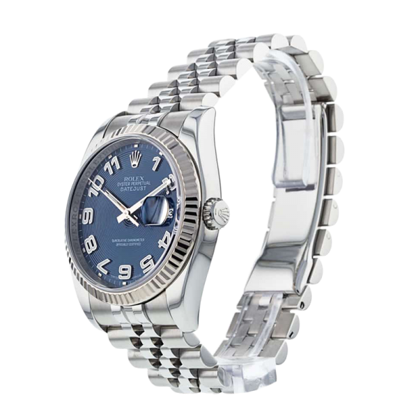 Rolex Datejust 116234BLCAJ 36MM Blue Concentric Dial Silver-tone Case